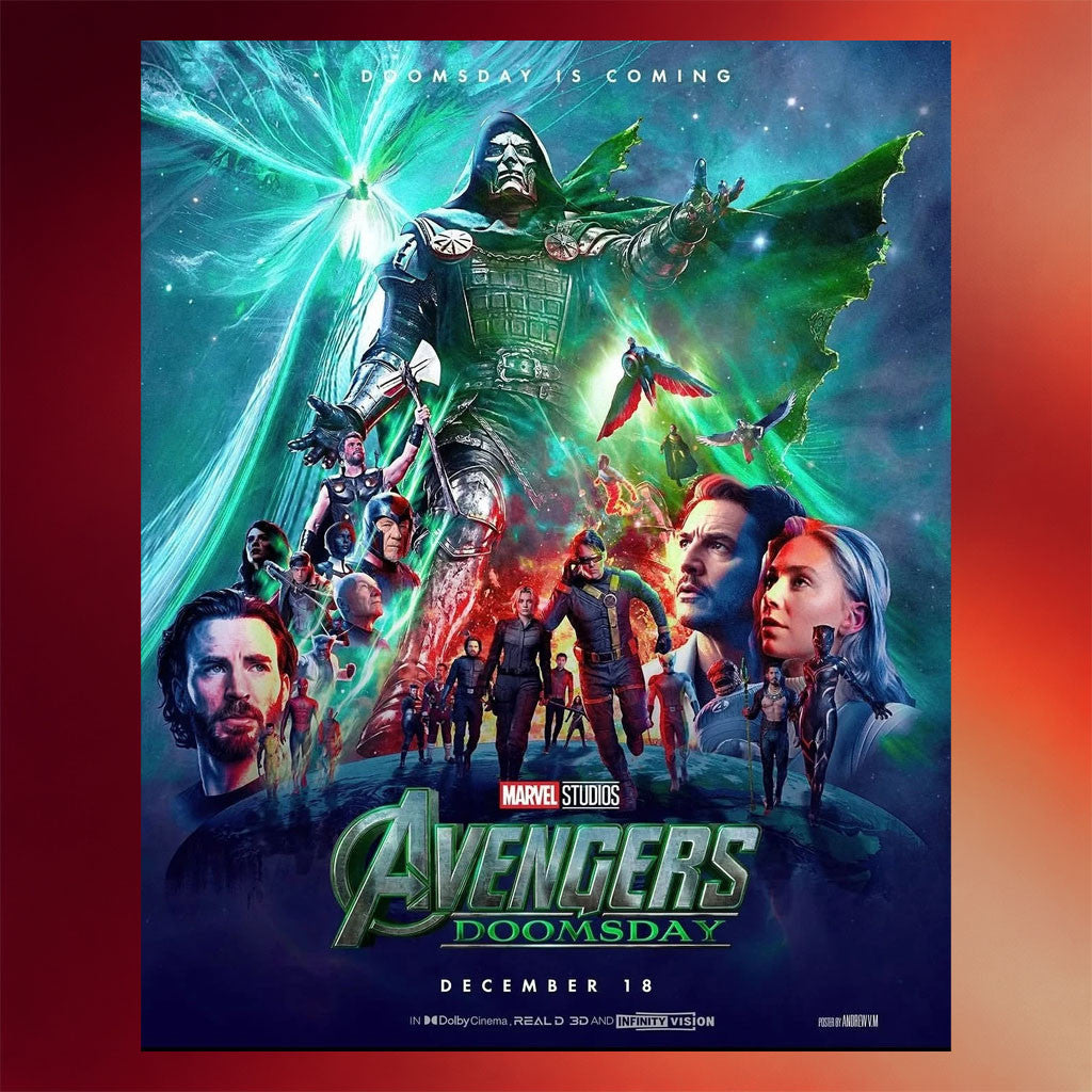 Avengers Doomsday Merch 2026 Avengers Doomsday Marvel Studios Movie Poster Wall Art Decor Ideas - Merchluma