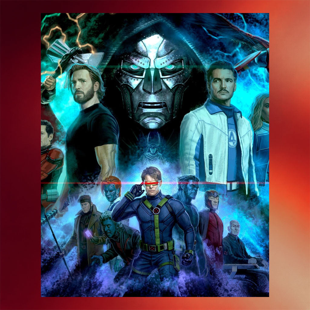 Avengers Doomsday Merch 2026 Avengers Doomsday MCU Superhero Poster Wall Decor Gift For Fans - Merchluma