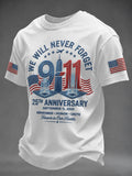 911 We Will Never Forget T-Shirt Remember Honor 343 Fieman Merch Patriot Day Gift - Merchluma