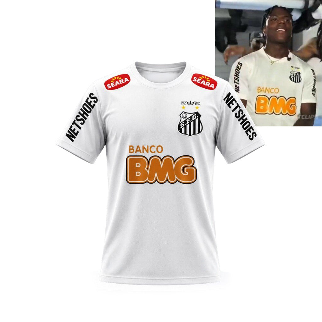 IShowSpeed Santos 2012 Home Neymar Jr Jersey Birthday Ideas For Husband - Merchluma