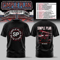 Simple Plan The Bigger Than You Think Tour Car Shirt Black Simple Plan Merch Gifts For Son - Merchluma
