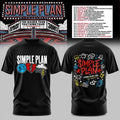 Simple Plan The Bigger Than You Think Tour The Sequel T-Shirt Black Simple Plan Merch Gifts - Merchluma