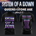 SOAD System Of A Down UK And Europe Tour 2026 T-Shirt Black System Of A Down Merch Fan Apparel - Merchluma