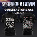 System Of A Down UK And Europe Tour 2026 T-Shirt Black SOAD Merch Gift Ideas For Fans - Merchluma