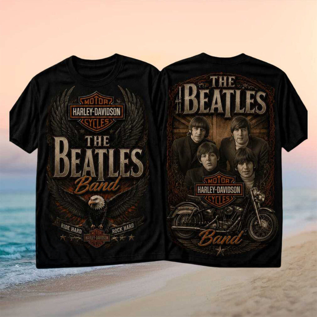 The Beatles x HD 1965 Shea Stadium Tour Shirt The Beatles Merch Gifts For Boyfriend - Merchluma