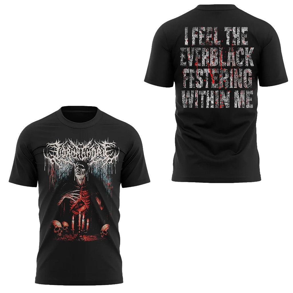 The Sweat And Blood Tour T-Shirt I Feel The Everblack Festering Within Me Shirt BFF Gifts - Merchluma