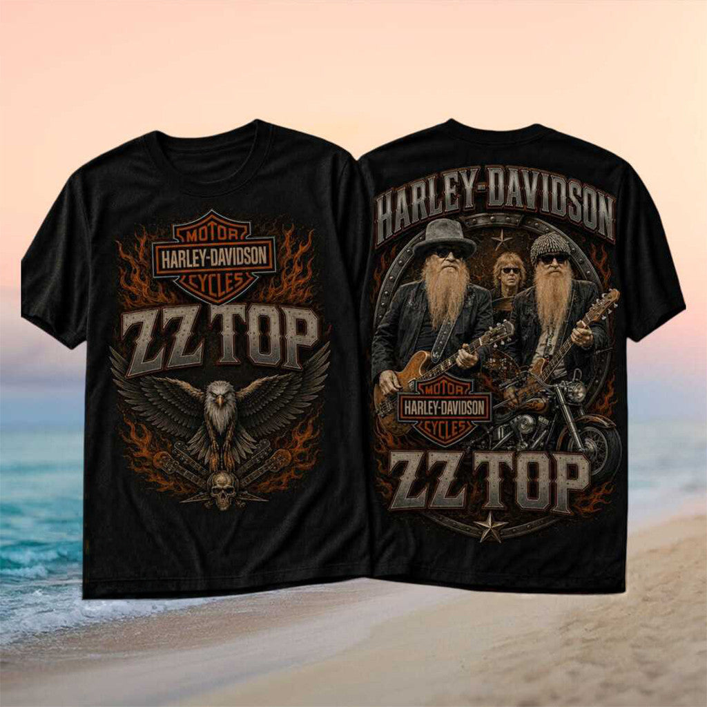ZZ Top Texas Blues Rock 2018 Tour Vintage Shirt ZZ Top Merch Gifts For Music Lovers - Merchluma