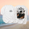 The Omen Movie Faith Born Evil Retro Shirt The Omen Merch Gifts For Horror Fans - Merchluma