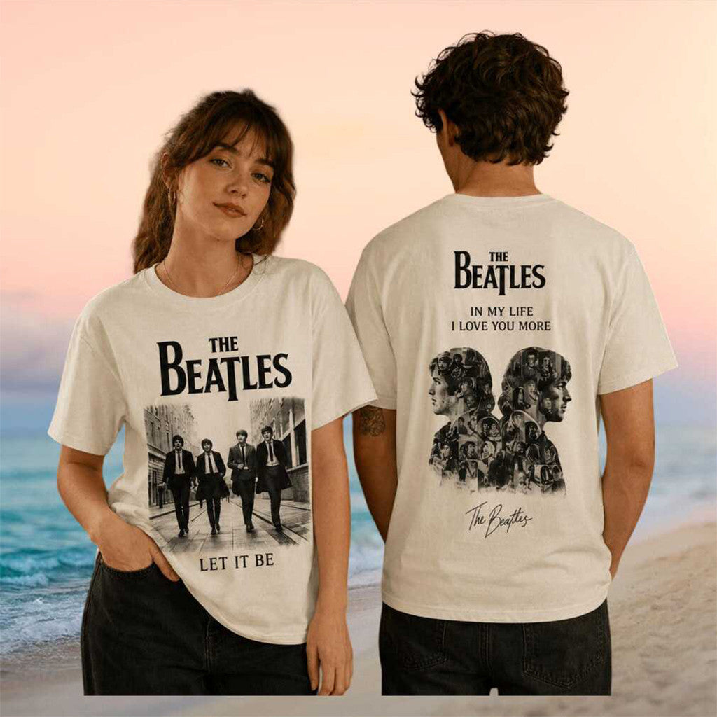 The Beatles Let It Be Iconic Retro Tour Shirt The Beatles Merch Gifts For Rock Band Fan - Merchluma