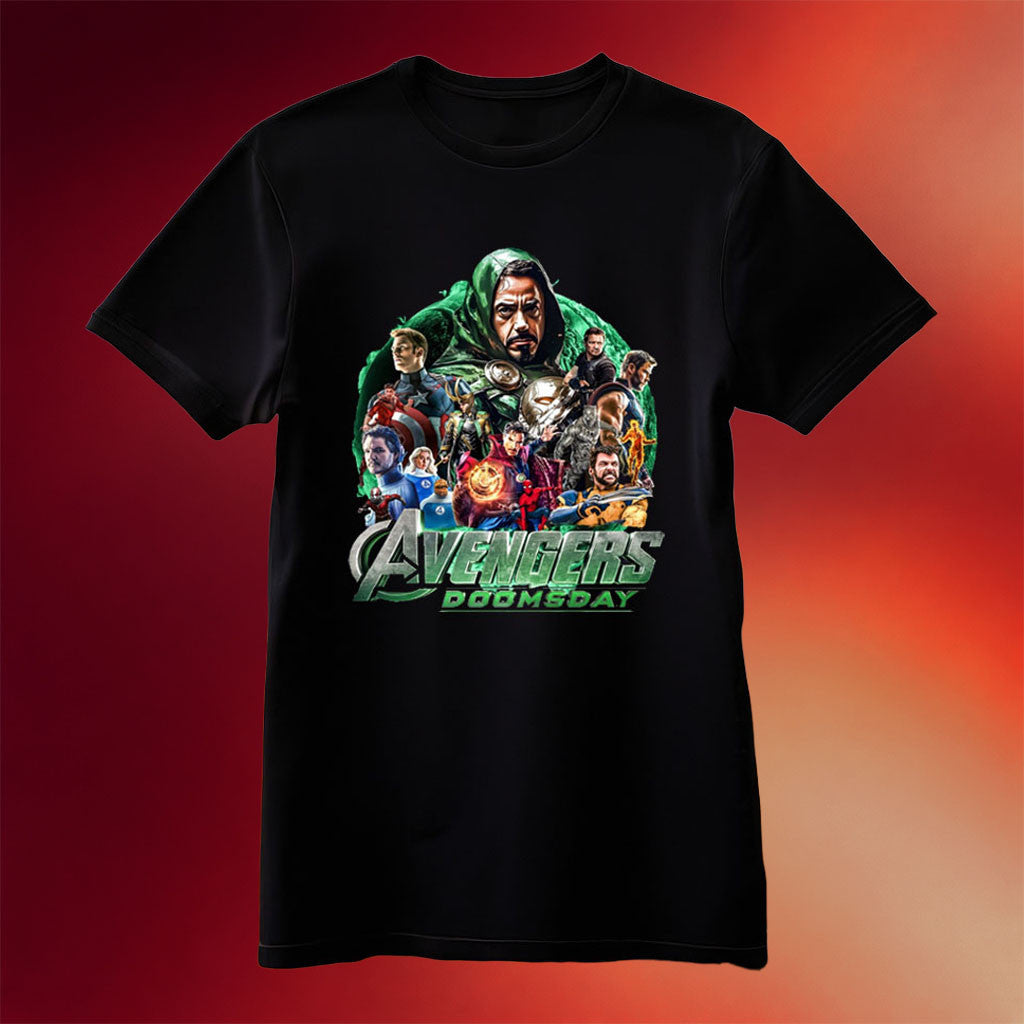 Avengers Doomsday Merch 2026 Avengers Doomsday T-Shirt Black Marvel Merchandise Brother Gifts - Merchluma