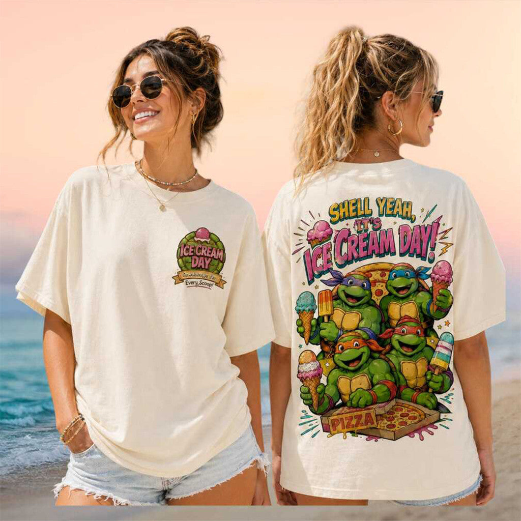 Teenage Mutant Ninja Turtles Merch Ice Cream Day 2026 Shirt Gifts For Fans - Merchluma