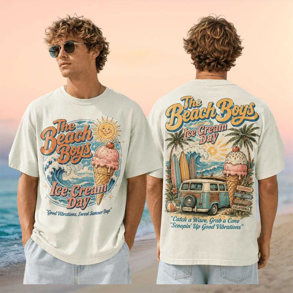 The Beach Boys Ice Cream Day 2026 Shirt The Beach Boys Merch Gifts For Music Lovers - Merchluma