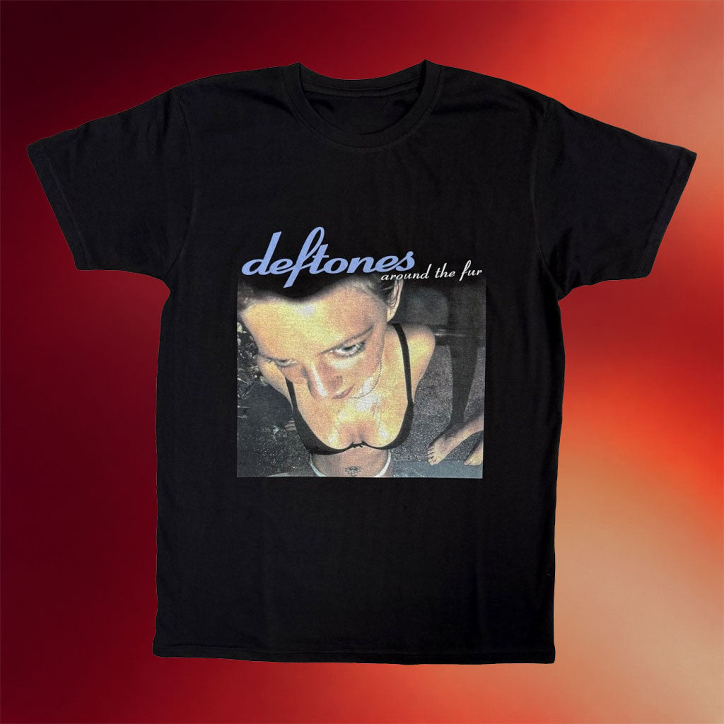 Deftones Merch 2026 Around The Fur T-Shirt Black Presents For Music Lovers - Merchluma