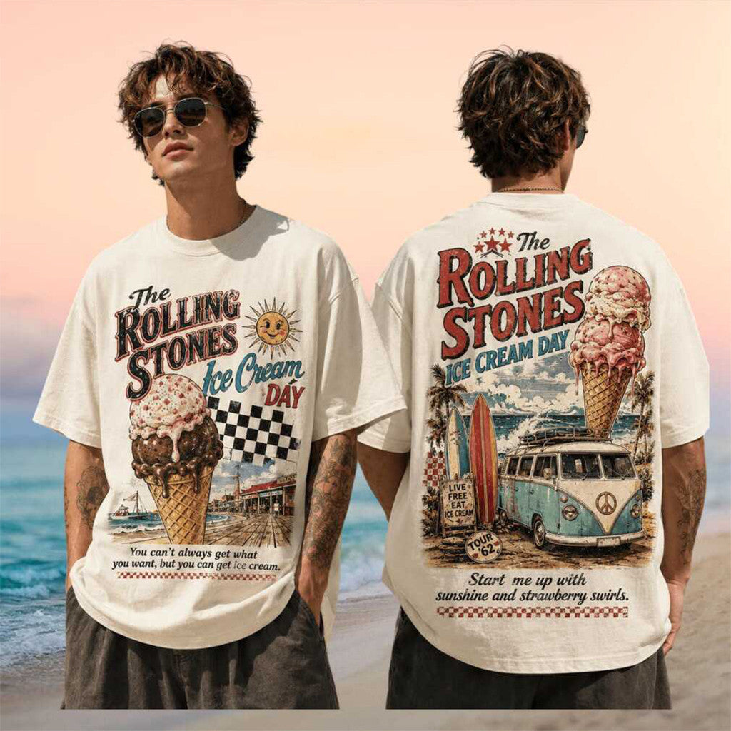 The Rolling Stones Ice Cream Day 2026 Shirt The Rolling Stones Merch Rock Fans Gifts - Merchluma