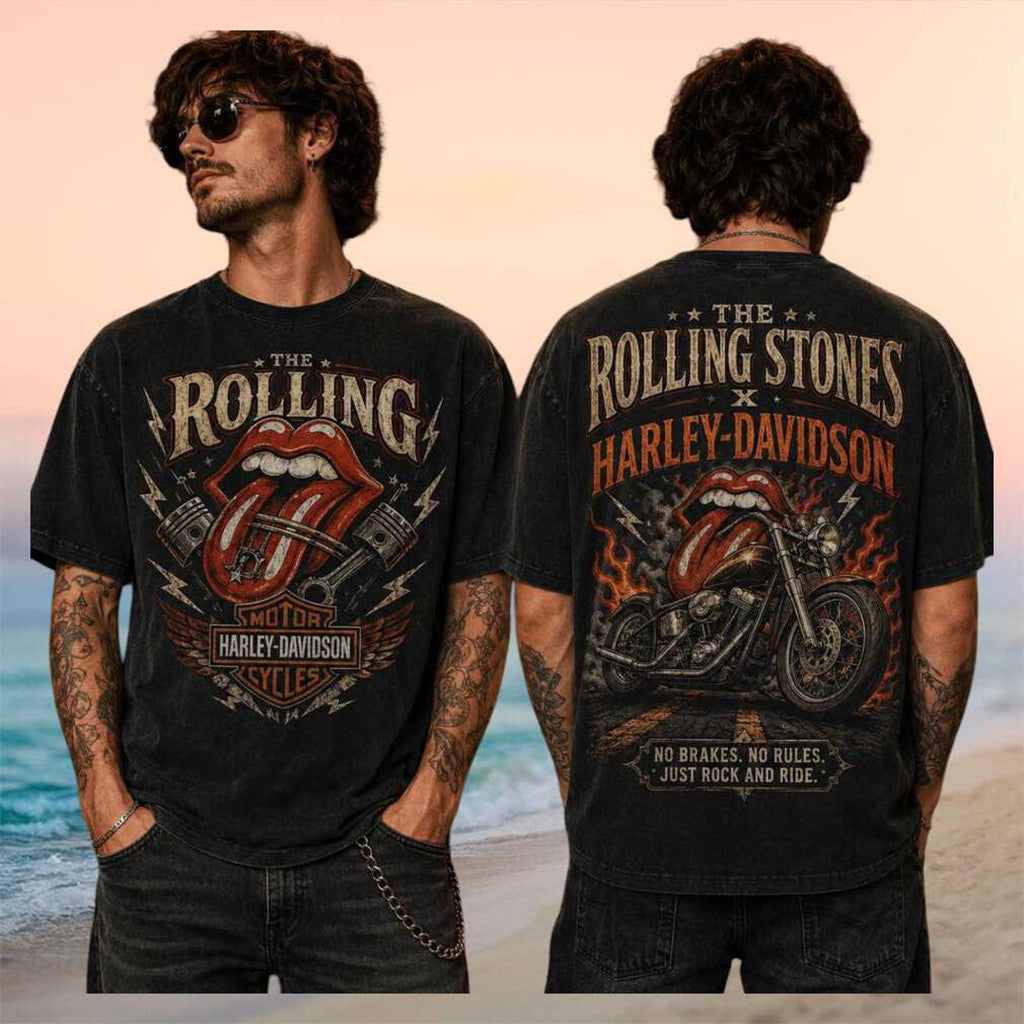 The Rolling Stones x HD Tour 2026 Vintage Shirt The Rolling Stones Merch Gift Ideas For Fans - Merchluma