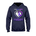 Rheumatoid Arthritis Awareness Blue And Purple Hoodie I Wear Blue And Purple For My Papa Hoodie - Merchluma