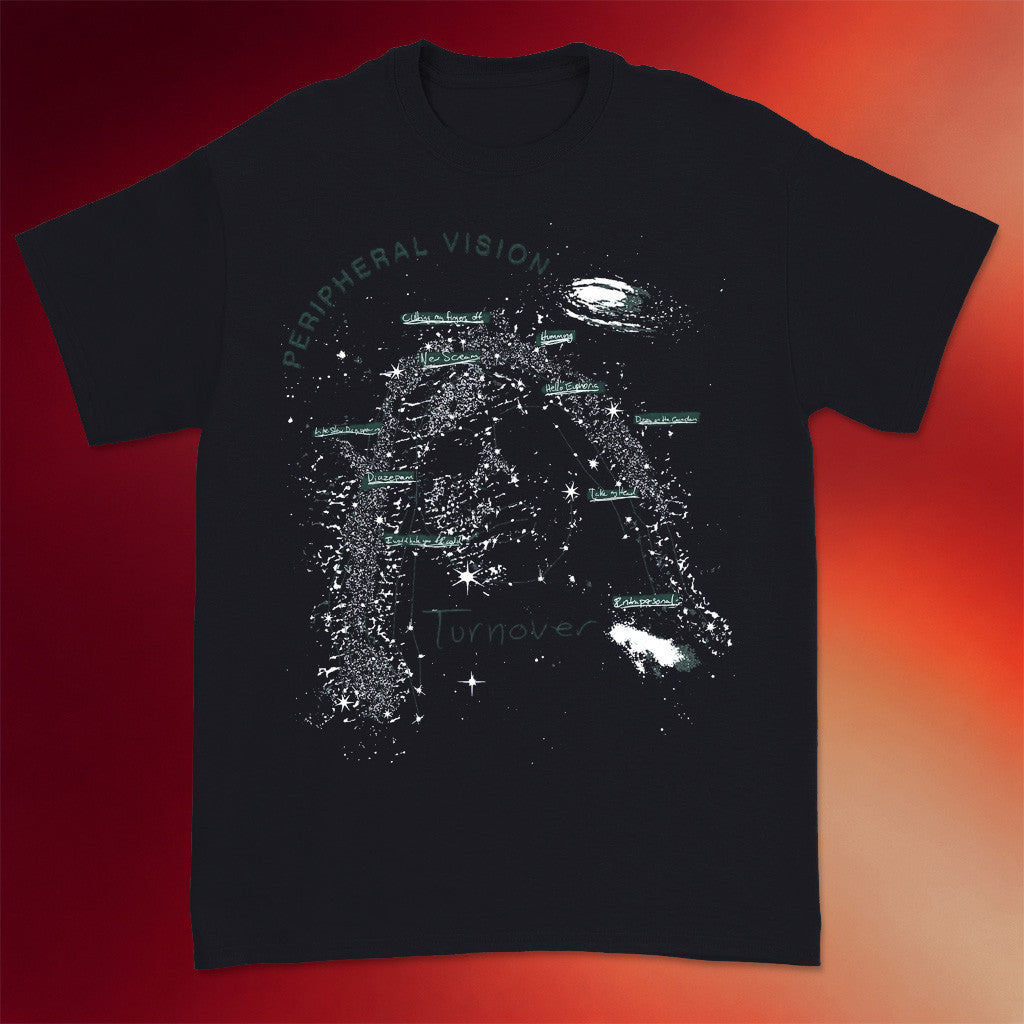 Turnover Merch 2026 Constellation T-Shirt Peripheral Vision Shirt Rock Band Fan Gifts - Merchluma