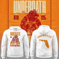 Underoath Merch 2026 Underoath Tour 2026 X Tampa Hoodie White Underoath Secret Show Merch - Merchluma