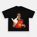 Lamine Yamal Middle Finger T-Shirt Spain World Cup 2026 Football Meme Shirt Funny Gift For Fans - Merchluma