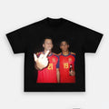 Lamine Yamal X Mikel Oyarzabal Spain Football Beer Cigarettes And Chaos T-Shirt Funny Meme Gift - Merchluma