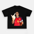Rodri Spain Football Drunk Smoke Repeat T-Shirt Funny Meme Shirt Rodri World Cup 2026 Merch - Merchluma