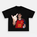 Spain Football Pedri Smoke And Beer Graphic T-Shirt Funny Meme Shirt Pedri World Cup Merch - Merchluma