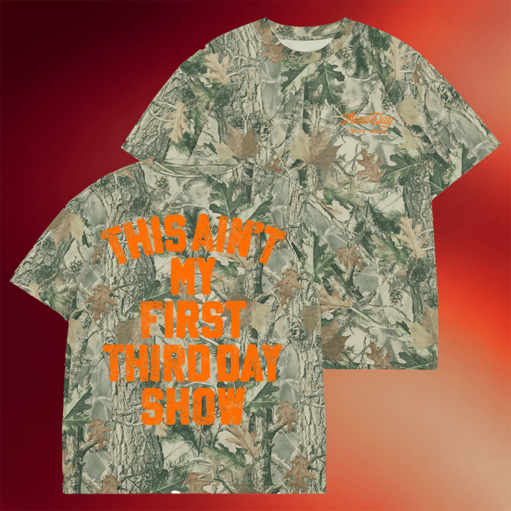 Third Day Merch This Ain't My First Third Day Show Camo T-Shirt Great Father's Day Gifts - Merchluma
