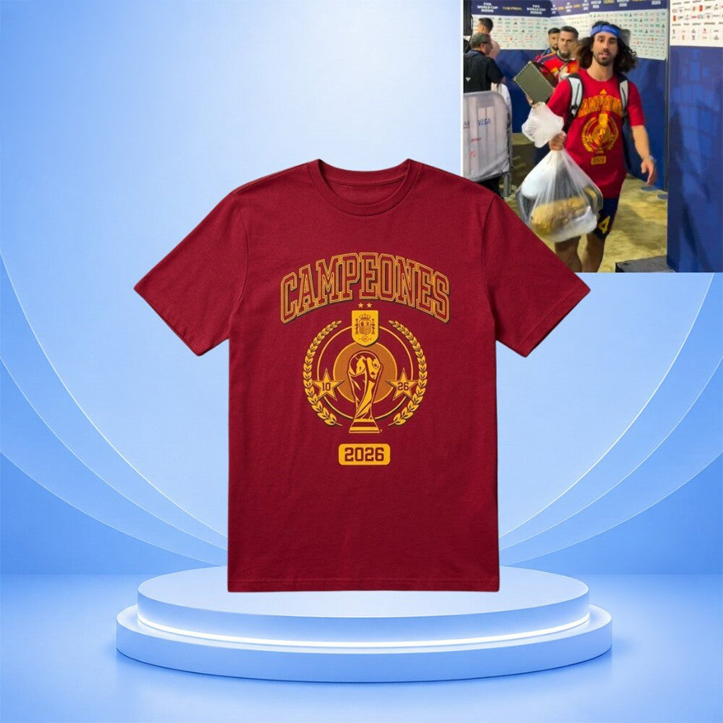 Kokorella FIFA World Cup Final 2026 T-Shirt Campeones Espagne Shirt Spain World Champions Merch - Merchluma