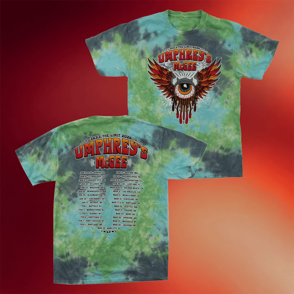 Umphrey's Mcgee Merch 2026 Whitehouse Road Tie Dye T-Shirt Umphrey's Mcgee Tour Shirt Gifts - Merchluma