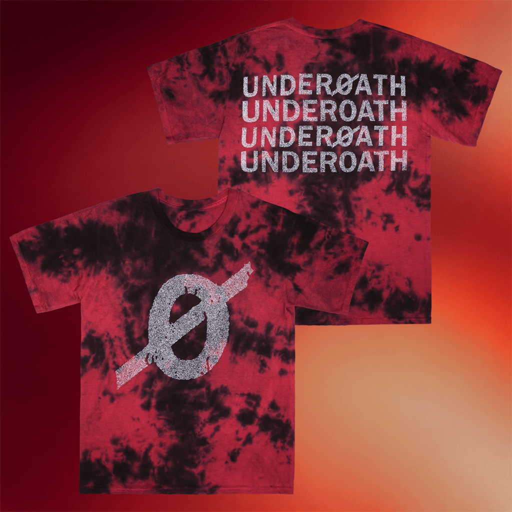 Underoath Merch 2026 Stacked Tie Dye T-Shirt Underoath Shirt Best Gifts For Rock Fan - Merchluma