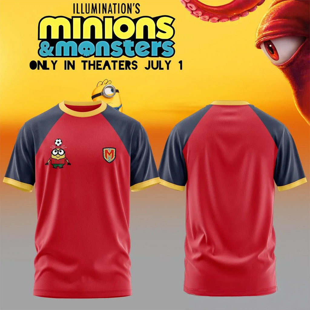 Minions X Spain World Cup 2026 T-Shirt Spain National Team Merch Cute Gift For Football Fans - Merchluma
