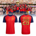 Spain 2026 Home Champions Soccer Jersey Spain 2-Star World Cup Winner Merch Gift For Brothers - Merchluma