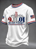 911 Never Forget T-Shirt 25th Anniversary 9-11 Merch Proud United States Patriot Gift - Merchluma