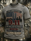 911 25 Years Never Forget T-Shirt We Will Never Forget Merch Gifts For My Brother - Merchluma