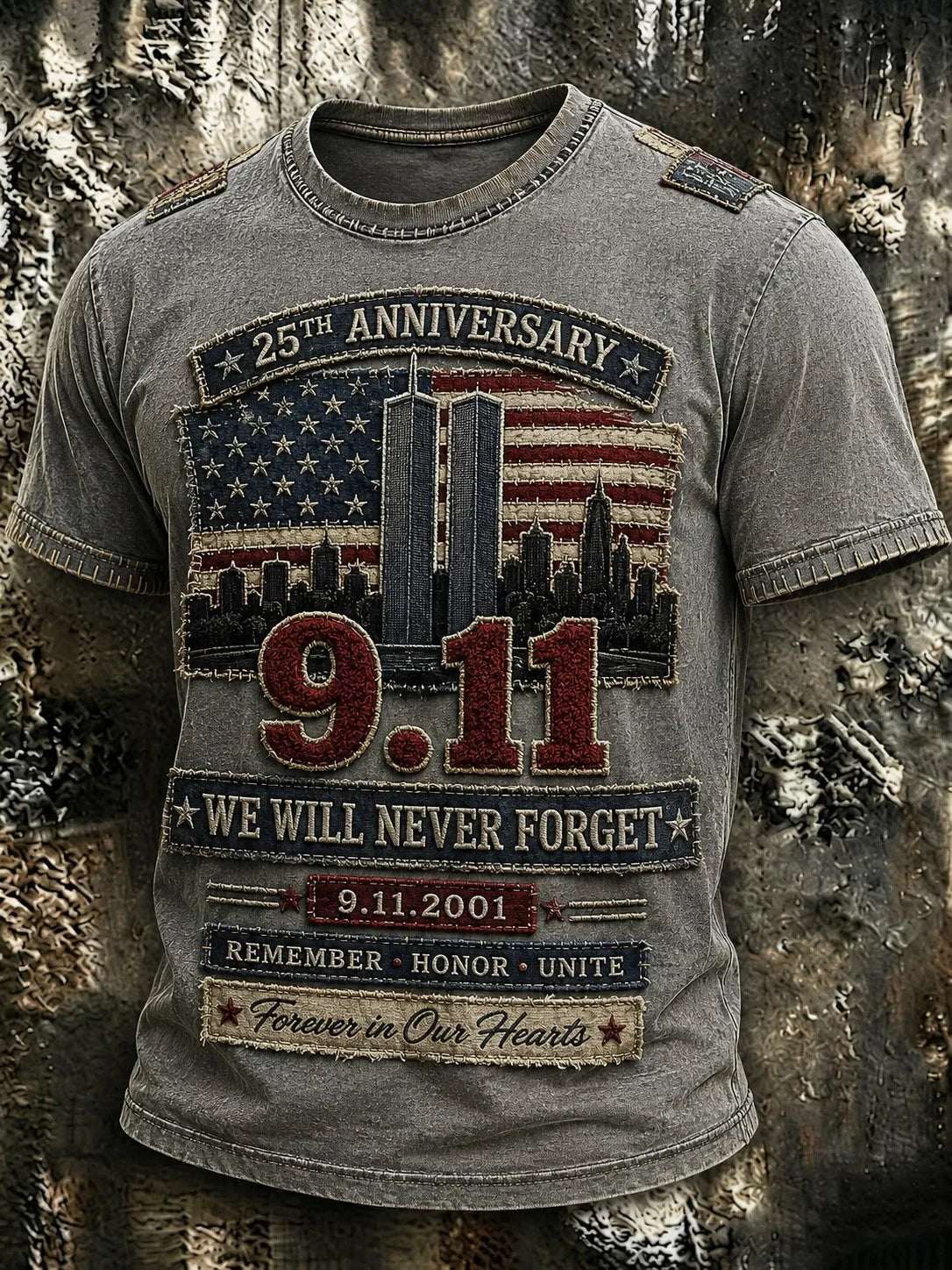 911 25 Years Never Forget T-Shirt We Will Never Forget Merch Gifts For My Brother - Merchluma