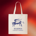 Bearings Merch Wing Bull Tote Bag Comfort Company Bag Great Gifts For Mom - Merchluma