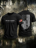 911 Never Forget 343 Fireman T-Shirt 25 Years We Carry Their Courage Merch Gifts For Him - Merchluma