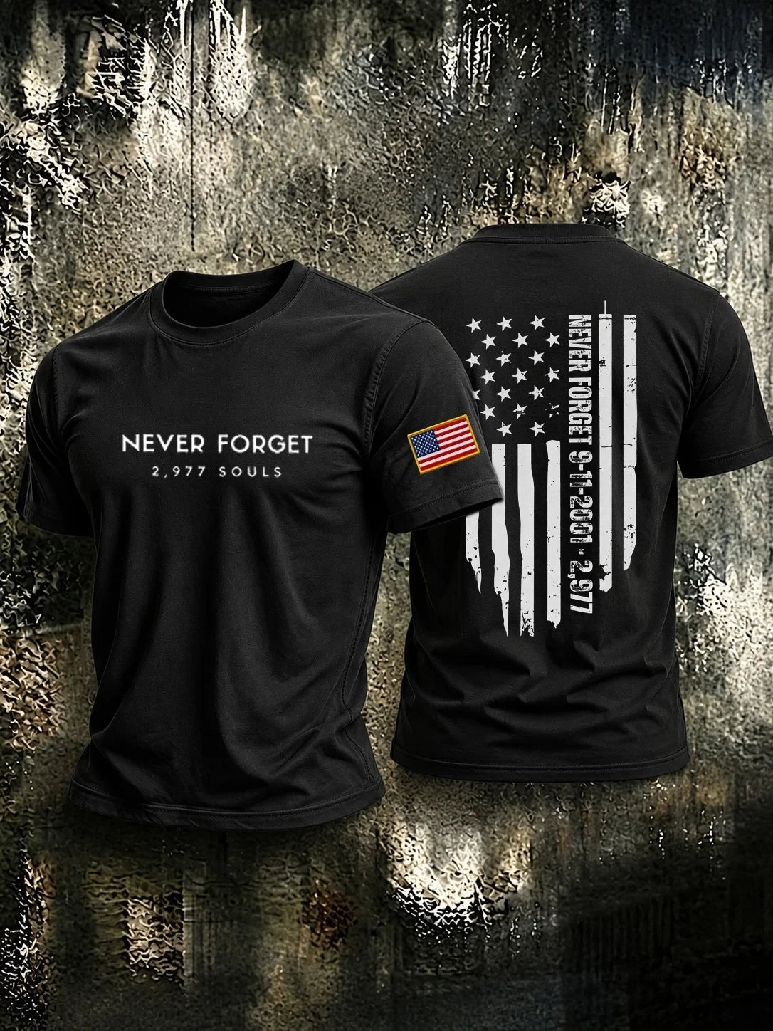 911 Never Forget 343 Fireman T-Shirt 25 Years We Carry Their Courage Merch Gifts For Him - Merchluma
