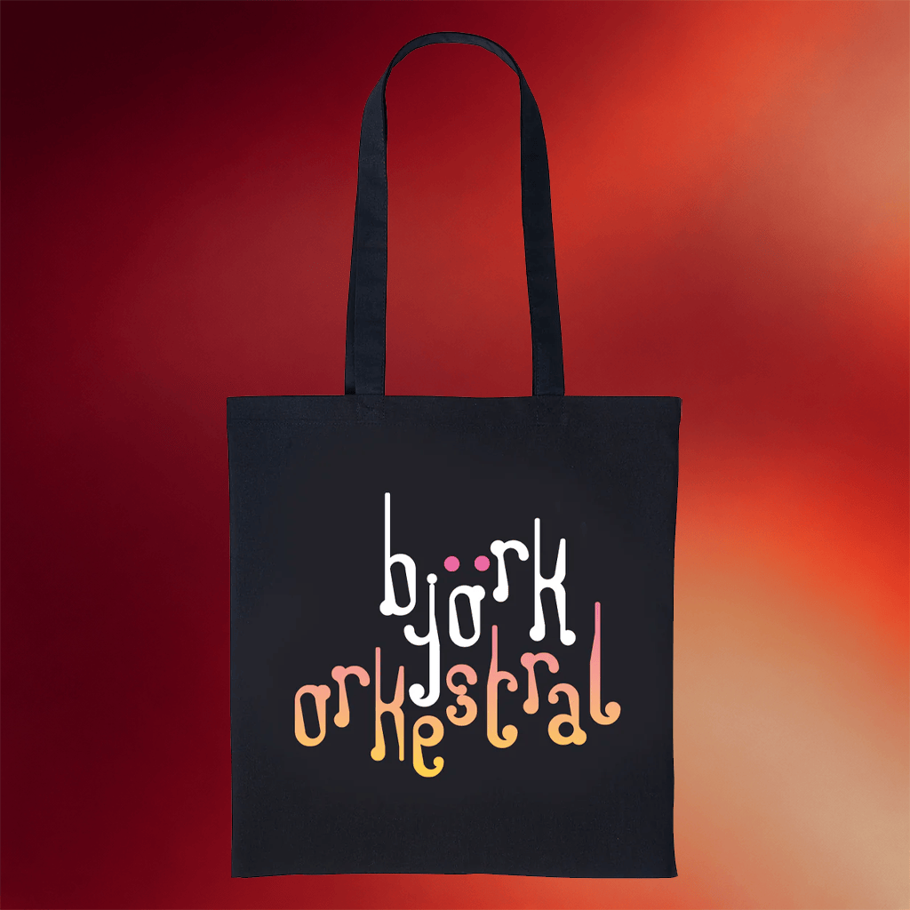 Bjork Merch 2026 Orkestral Tote Bag Black Unique Gifts For Music Lovers - Merchluma