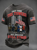 911 Never Forget Shirt They Took The Towers But America Still Stood T-Shirt Patriot Day Apparel - Merchluma