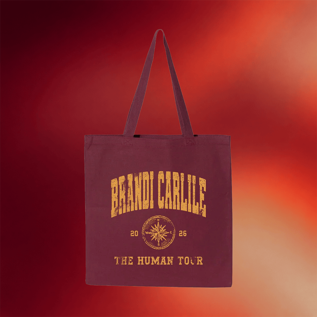 Brandi Carlile Merch 2026 The Human Tour Tote Bag Music Lover Gift Ideas For Her - Merchluma