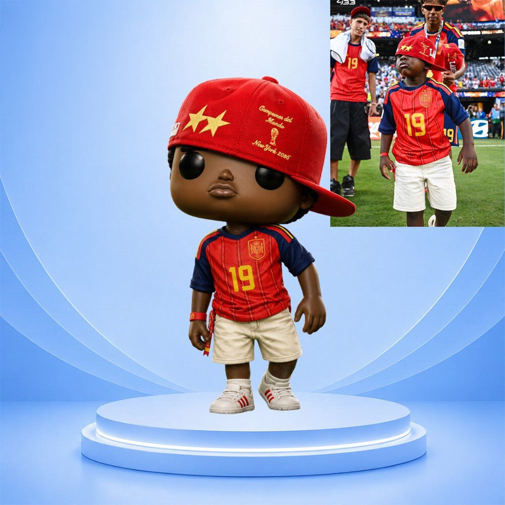 Lamine Yamal Little Brother Kenye Funko Pop 2026 FIFA World Cup Final Champion Merch Fan Gifts - Merchluma