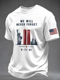 911 We Will Never Forget T-Shirt 343 Fireman Never Forget Merch Gifts For Firefighter - Merchluma