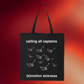 Calling All Captains Merch 2026 Emotion Sickness Tote Bag Gifts Ideas For BFF - Merchluma