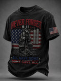 Never Forget 911 T-Shirt All Gave Some Some Gave All Shirt Unique Gift For Husband - Merchluma