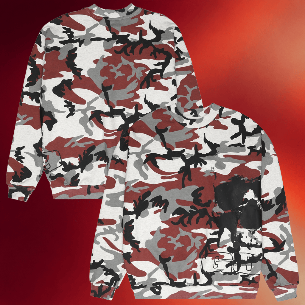 G59 Merch 2026 G59 Logo Camo Crewneck G59 Records Sweatshirt Father's Day Presents For Son - Merchluma