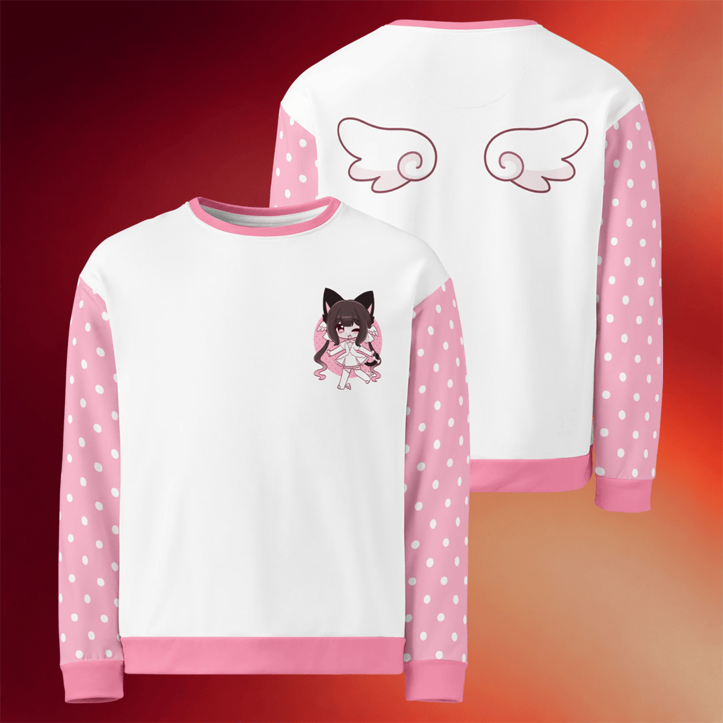 Meowbah Merch Meowist Angel Sweatshirt Meowbah Shirt Cool Gift For Besties - Merchluma