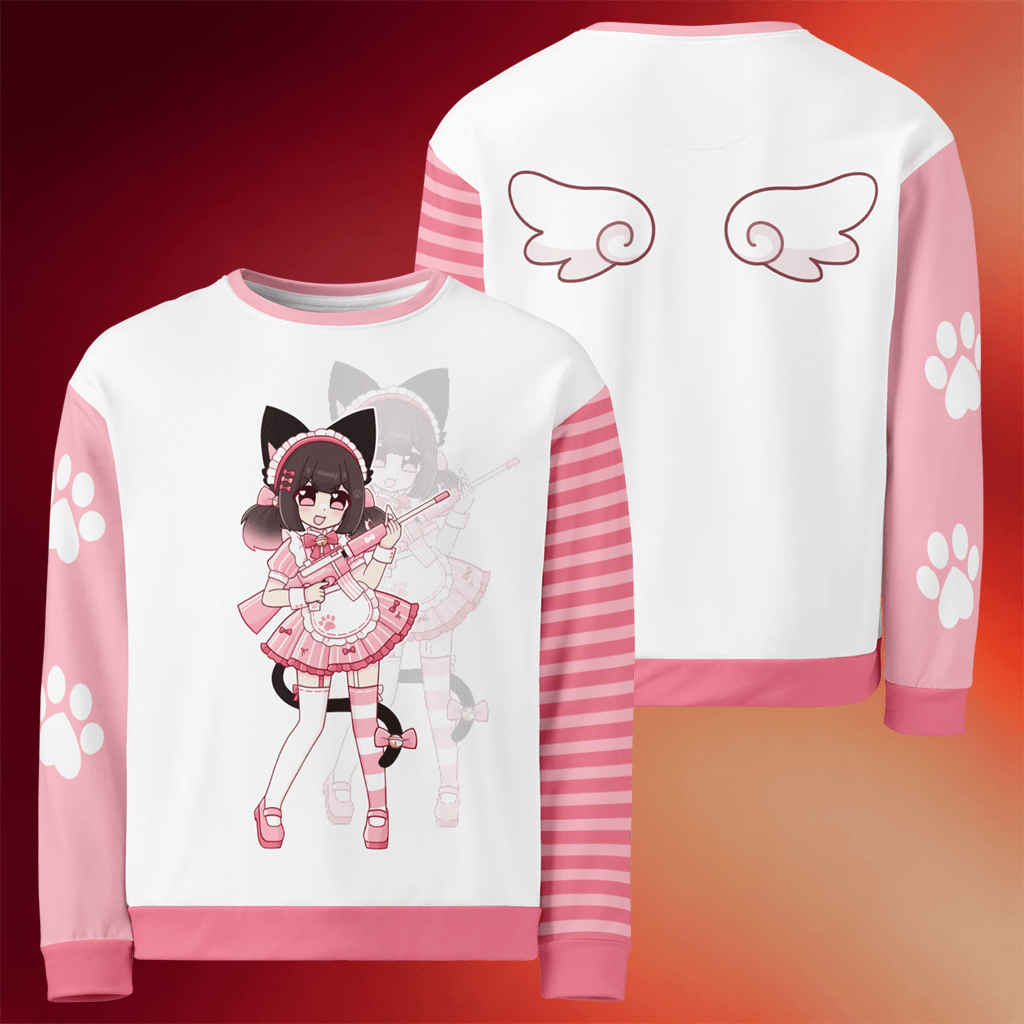 Meowbah Merch My Maid Meowbah Sweatshirt Meowbah Sweatshirt Cute Gift For Daughter - Merchluma