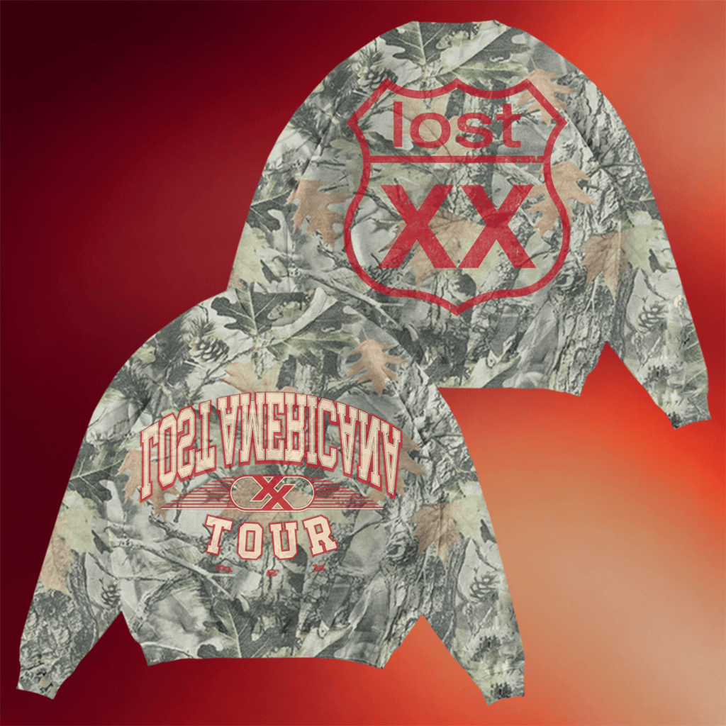 Machine Gun Kelly Lost Americana Merch 2026 Collegiate Tour Crewneck MGK Sweatshirt Fan Gifts - Merchluma