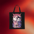 Distant Merch 2026 Hello Kitty And Kuromi Tote Bag Distant Band Merch Gifts For Her - Merchluma